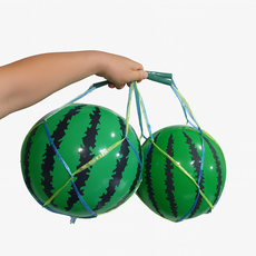 수박 비치볼 끈세트 여름 물놀이공 25cm 30cm, 1.수박 비치볼 25cm, 1개