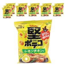 Tohato 東鳩 Poteco堅脆圈圈餅 檸檬雞口味, 12包, 50g