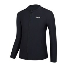 [백화점 정품] 아레나 이니셜 주니어 집업 래쉬가드 A4BB1BC82 BLK ( 택가격과 다를 수 있습니다)