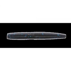 Yamamoto 7.6cm(3인치) Ned Senko 플로터 수박 블랙 플레이크 포함 (10팩), 블랙, 라지 블루 플레이크 포함 (10팩)