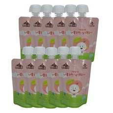 CJ 튼튼스쿨 너를위한 납작복숭아, 10개, 100ml