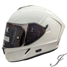 AIROH 義大利 SPARK 素色 亮白 全罩帽 安全帽, 亮白-S