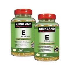 커클랜드 비타민E 400IU Kirkland Vitamin E Softgels, 알약/캡슐, 500정, 2개