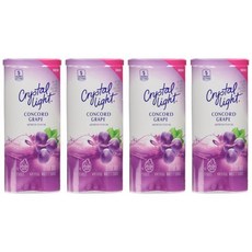 크리스탈 라이트 콩코드 포도 음료 믹스 (4개 팩) Crystal Light Concord Grape Drink Mix (Pack of 4), 1개