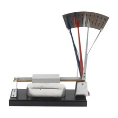 GHSHOP 금속 선형 확장 시위자 실험실 프로젝트 교육 장난감 교사 선물을위한 물리적 모델 교육 도구, 22x8x26cm, 은