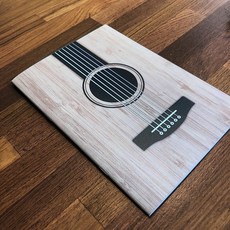 Guitar Palyer 原創吉他筆記本 和弦六線譜筆記本 A5 A4, 1個, 木紋,A4