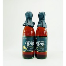[밥상마루] 진 들기름 350ml 2병 들깨 100%(수입산)