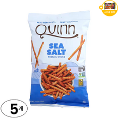 Quinn Snacks 프레즐 스틱 바다 소금 사은품 추가증정, 5개