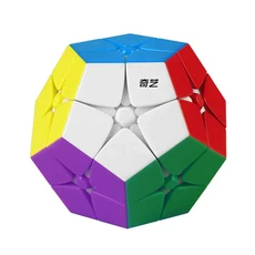 QiYi Kilominx 2x2 매직 스피드 큐브 스티커가 없는 전문 Fidget 장난감 QiYi 2x2 Kilominx Cubo Magico 퍼즐, [01] Stickerless, 1개