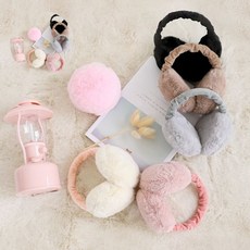 길이조절귀마개 패션 귀도리 보온 방한 길이조절 폴딩 마카롱 귀마개