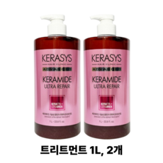 케라시스 케라마이드 극손상 울트라 리페어 트리트먼트, 1L, 2개