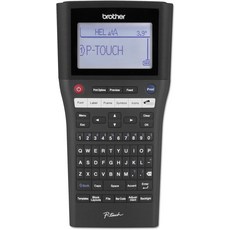 브라더 P-터치 PTH500LI PC 연결 라벨 메이커 충전식 휴대용 라벨러 원터치 포맷팅 비비드 브라이트 디스플레이 블랙, Labeler