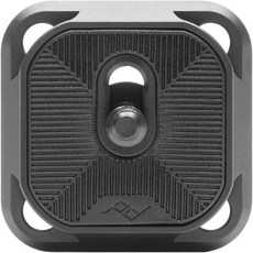 Peak Design 카메라 클립 플레이트 캡처용 V3 피크 디자인 표준, 블랙 싱글 (퀵 패널 없음)