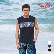 [공식] 에어워크서프 남성래쉬가드 민소매 티셔츠 YAWe5052 /레쉬가드/래시가드/수영복/남성비치웨어