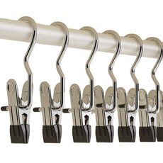 디에스생활 초강력 옷걸이 집게형 다용도 클립 20p, 20개, 검정