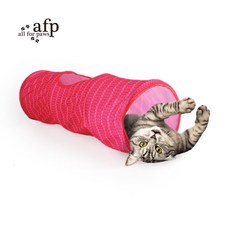 Petroyal AFP 貓用隧道玩具 - 天空藍/甜心粉/英古拉風格, 1個, 甜心粉隧道*1