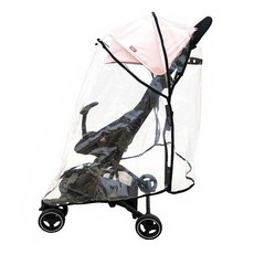 유모차발연장 지지대 범퍼 확장 유모차 연결 조절 바퀴 시트, 1개, 우천 커버 (올인원)