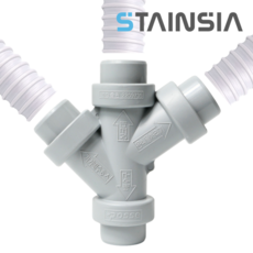 스텐시아 싱크대 배수구 부속품 W연결구, W 연결구 30-30-30, 1개
