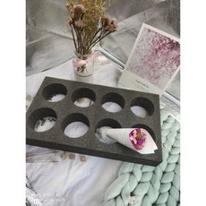 外送杯架 飲料杯架 六孔杯架 八孔杯架 外送飲料架 Ub適用杯架 防傾倒杯架 熊貓專用杯架 外送適用杯架 六、八格飲料架, 8孔杯架（薄款）, 1個