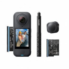인스타360 X4 Air 스타트 번들 액션캠, 인스타/Insta360 X4 Air / CINSAAFA, 블랙