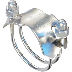 Kuriyama의 SDBC-3 호랑이 클램프 나선형 더블 볼트 반대 잠금식 헬릭스 호스용 아연 도금 탄소 스틸 7.6cm 150 PSI, Kuriyama의 SDBC-3 호랑이 클램프 나선형 더