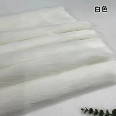 퍼 원단 인조 극세사 인형 벨보아 장모, A. 흰색 25cmx180cm
