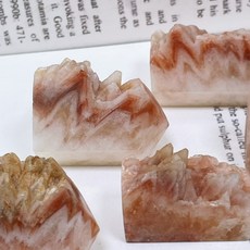 泰福水晶 紅晶牙原礦 隨機出貨