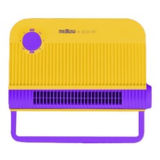 데코아르 멜로우 순간발열 무타공 욕실 온풍기 (발히터 겸용) TKC-10047, 옐로우