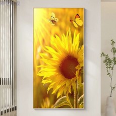 비즈 보석십자수 물고기 구슬 대형 황금 잉어, 40x80, 골드알루미늄 예술 미세 스프레이 캔버스, 열여섯 번째