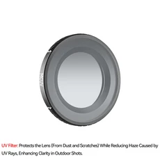 DJI 오스모 나노 렌즈 필터 세트 카메라 CPL/UV/블랙 소프트/ND8 ND16 보호 액세서리, 01 DJI Osmo Nano, 05 UV