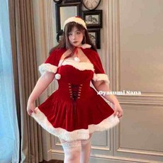 【好物優選Top1】ᴹˢ朵•午夜衣櫥大尺碼聖誕 聖誕節服飾 大尺碼洋裝 大尺碼性感 聖誕裝 聖誕節衣服 聖誕衣服 聖誕節, 1個, 款5-2XL(無絲襪、披肩)80KG內