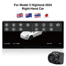 차량용 헤드업 디스플레이 공기 배출구 및 카메라가 장착된 Tesla HUD용 CATRONICS 모델 3 Y Highland Carplay Android AUTO