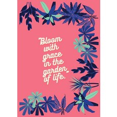 Serene Simplicity A5 Plain Paper Notebook: Bloom with grace in the garden of life. [paperback], Serene Simplicity A5 Plain Pap