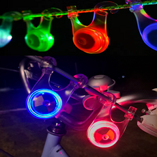 LED 스트링가드 캠핑 텐트 자전거 후미등 전조등 깜빡이 타프줄 야광 안전용품, 블루