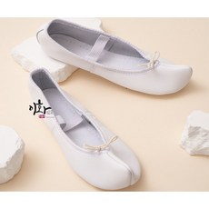 코슈즈 흰색 한국무용슈즈 소가죽 입시 댄스 소품 국악 신발 국내제작 이화, 235, 화이트