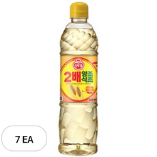 오뚜기 2배 양조식초, 900ml, 7개