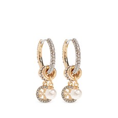 토리 버치 아이콘 파베 참 이어링