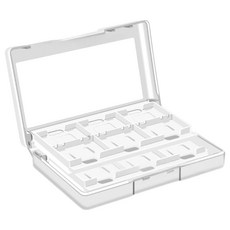 任天堂 Switch 卡片收納盒 24片裝, 白色, 1個