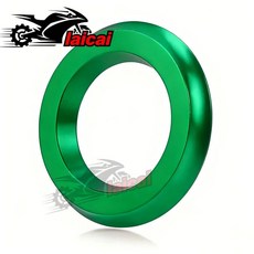 년형 오토바이 점화 스위치 커버 키링 키홀, 1개, 6. Green NOLOGO