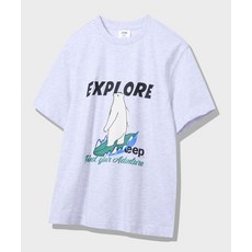 지프 JEEP JEEPKIDS 서핑베어 반팔티 KP5TSU182MW 476186
