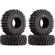 RC 타이어 세트 Axial SCX24 AX24 FMS FCX24 T1014 Trekker 118 124 크롤러 차량 부품 10 휠 전천용