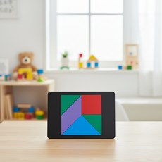 Sinaid 자석 칠교놀이 교사용 30cm x 30cm 수학보드게임