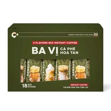 콩 카페 3가지 맛 커피 (코코넛 연유 인스턴트 ) Plus Cafe 3 Flavors Coffee (Coconut Condensed Milk Instant), 3박스, 18개입, 16g