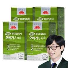 고려은단 식물성 퓨어 알티지 오메가3 이지, 60정, 4개