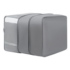 魔法大空間 三層壓縮棉被衣物收納袋 壓縮收納 超省空間, 三層灰色, 1個