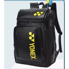 後背包yy雙肩包1408羽毛拍背包新款時尚yy包電腦包網球拍包羽球拍包 yy雙肩後背包 yy3-6支裝羽毛球袋, 1408黑錄色【送鞋袋】, 1個
