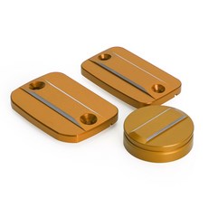 Ducati Scrambler 800 1100 (2018-2022) 前煞車/前離合/後煞車油泵蓋三件組, Gold, 1個, Gold