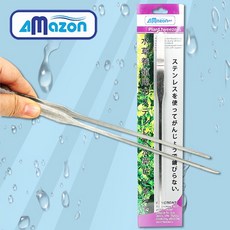 다팜아쿠아 아마존 27cm 스테인리스 트리밍 수초 제거 관리 플랜츠 수초용 일자 핀셋