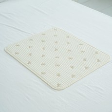 리에또 모달 아기 방수요 유아용 기저귀 교체 침대 배변패드, 1개, 리본