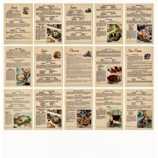 편의점 커피숍 사인등 마그네틱 레스토랑 피자 가게, 아메리칸 빈티지 배경 15장 14 x 20